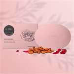 Alziba Cares Rose Almond Skin Nourishing Bathing Soap Bar (Pack of 4)